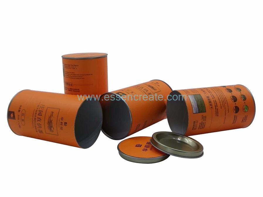 Paper Tube with Bump Metal End