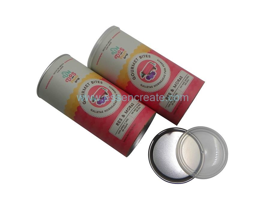 Airtight EOE Paper Packaging Cans