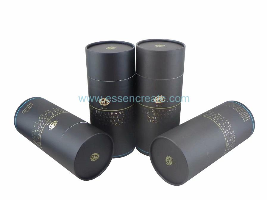 Promotional Christmas Gift Cardboard Packaging Tube Round Box