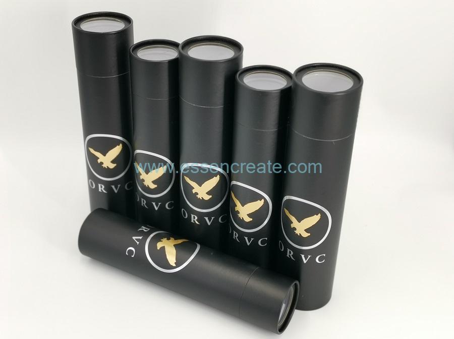 Glass Bottle Tube Packaging with PET window