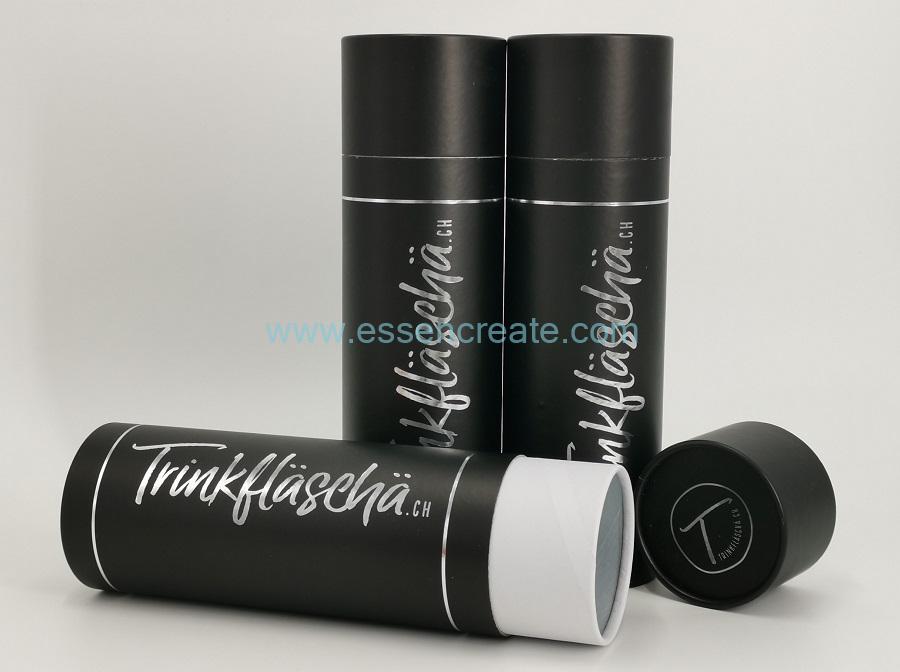 Cylinder Black Tube for Gift Packaging