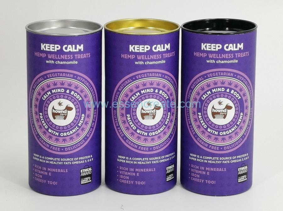 Round Medicine Packaging Paper Cans