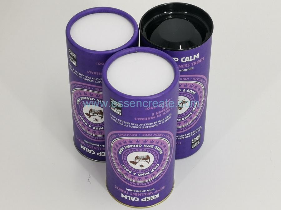 Curled Edge Medicine Packaging Paper Cans
