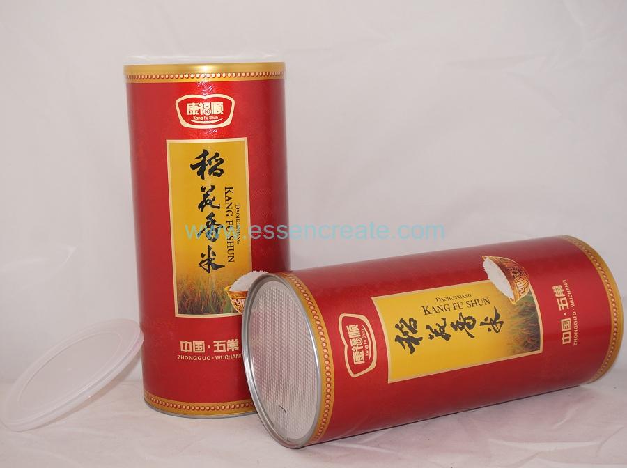 Wuchang Rice Packaging Cans with Al Foil Liner