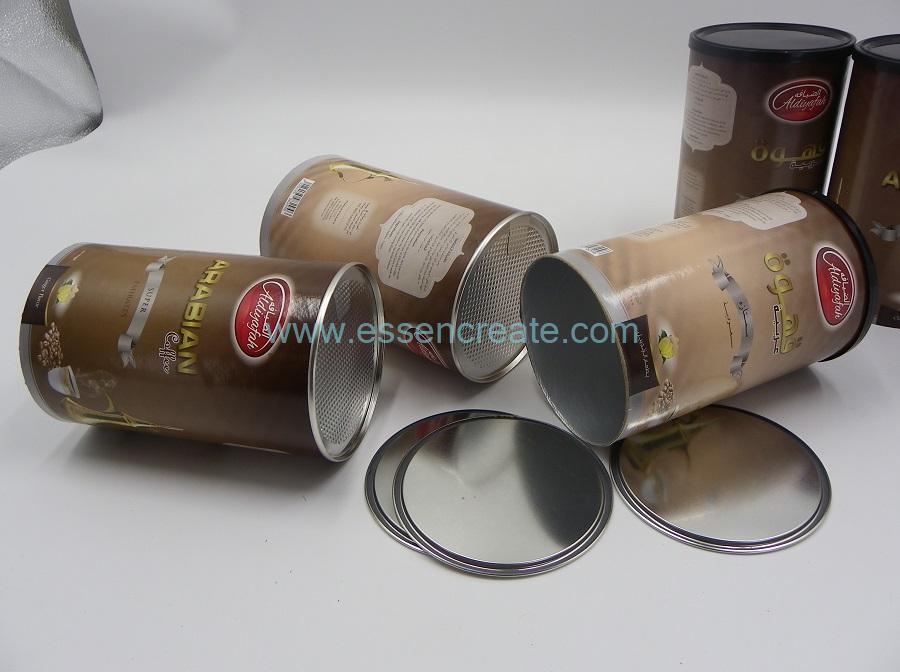 Aluminum Foil Easy Peel Off Paper Cans