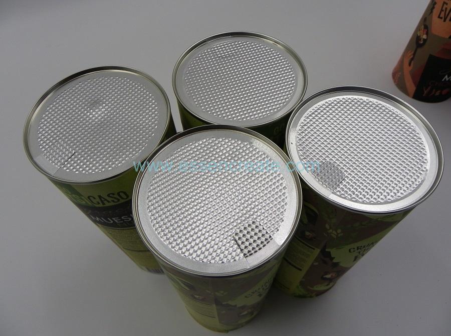 Ground Oats Packaging Paper Canister