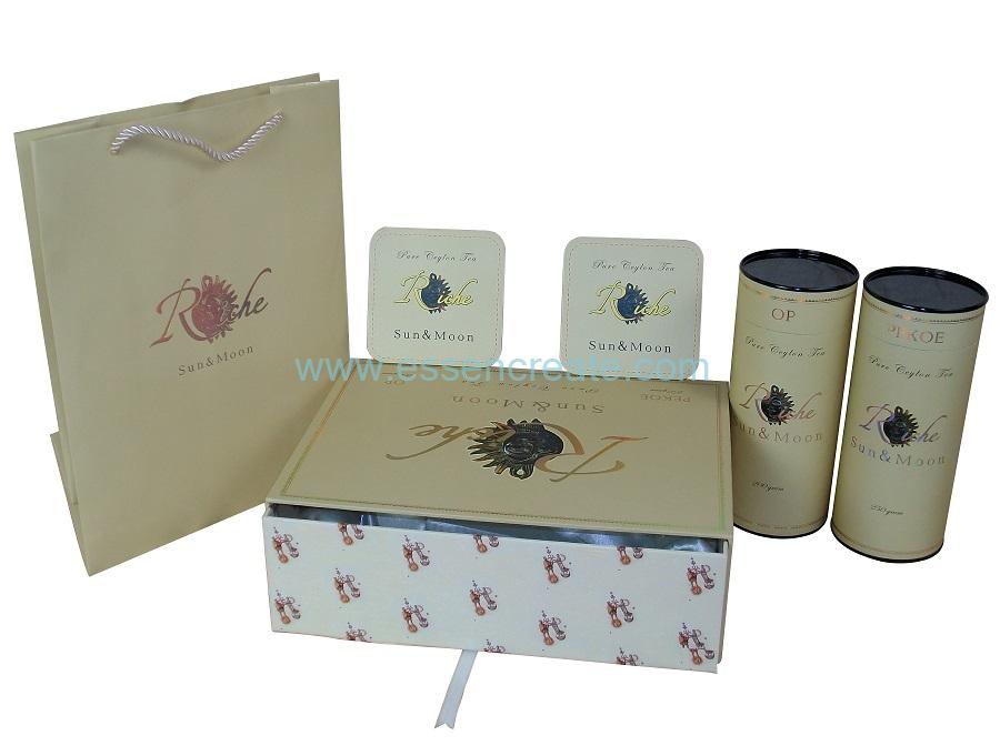 Drawer Sliding Cardboard Tea Box