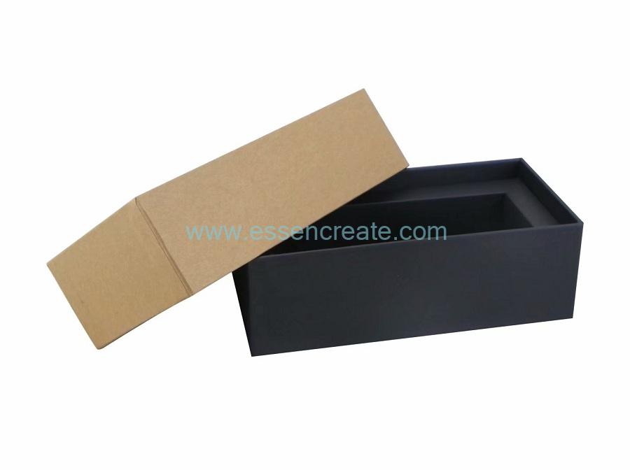 Two Pieces Paper Insert Kraft Packaging Cardboard Gift Box 