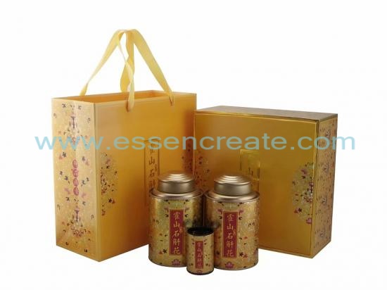 Tea Paper Cans Packing Gift Box