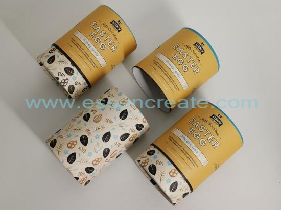 Honeycomb Chocolate Packaging Round Tube Box