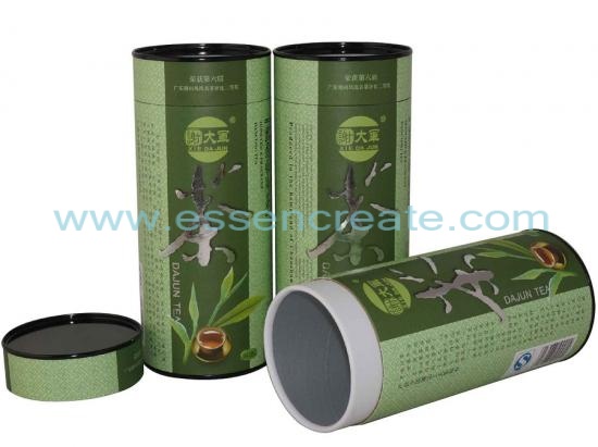Oolong Tea Paper Packaging Tube