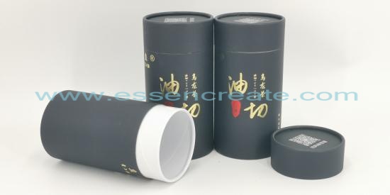 Oolong Tea Round Paper Can Packaging