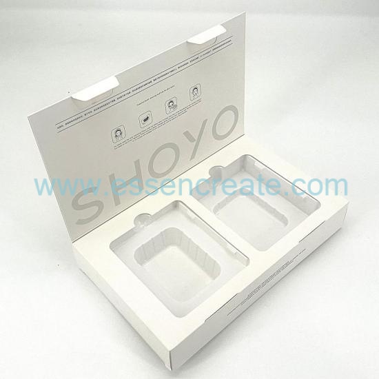 Χάρτινο κουτί Clamshell Skin Care παραγωγής
