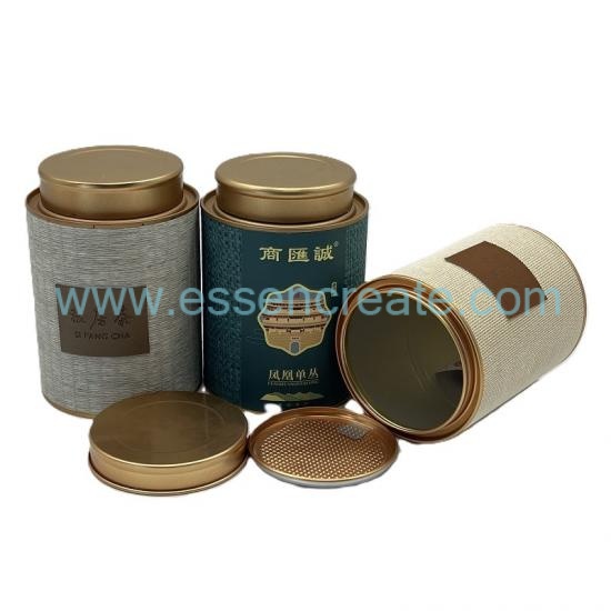Custom Straw Tea Canister