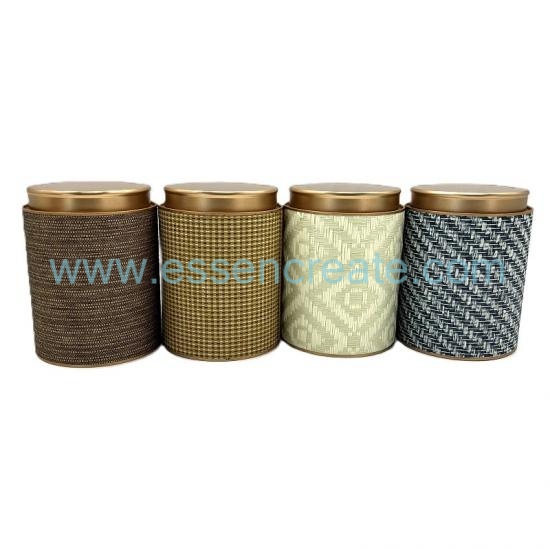 Custom Straw Tea Canister