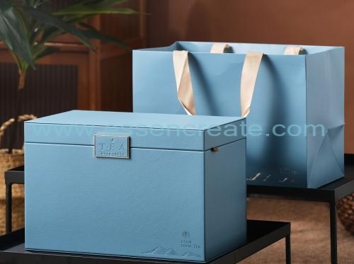 Custom Leather Tea Packaging