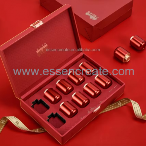 Custom  Leather Tea Packaging