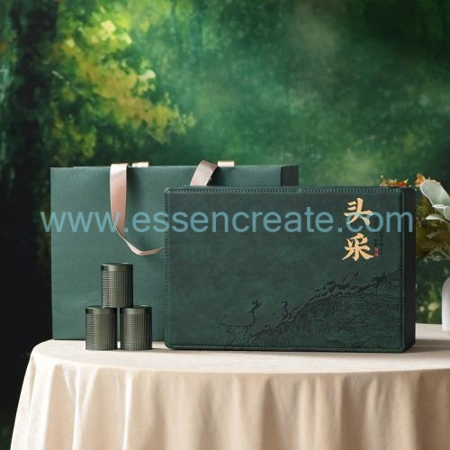 Custom Leather Tea Packaging Box
